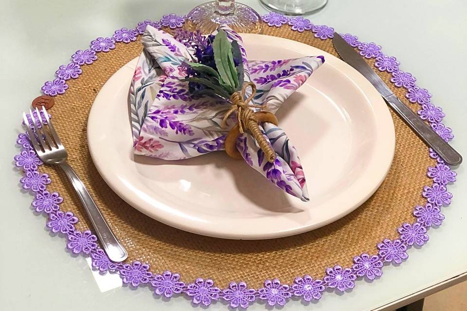 Combinação Lavanda lilás