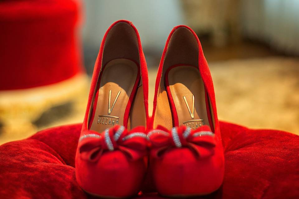 Detalhe dos sapatos