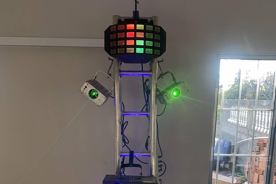 Torre box iluminada