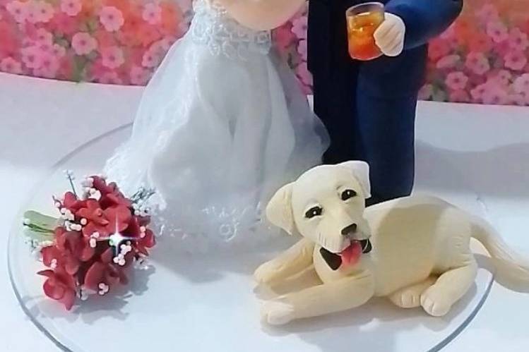 Noivinhos topo de bolo Sorocaba