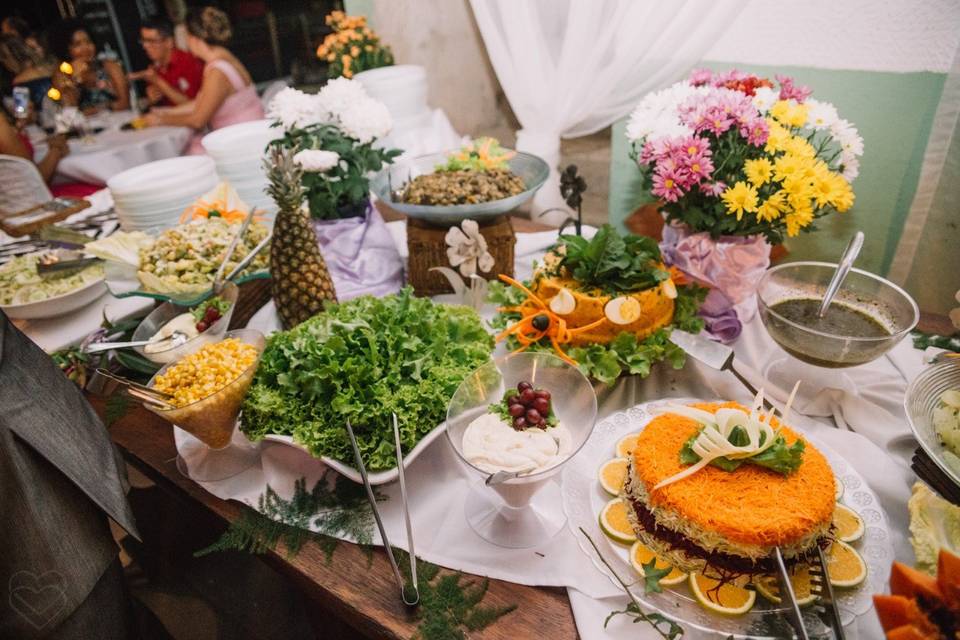 Mesa de saladas