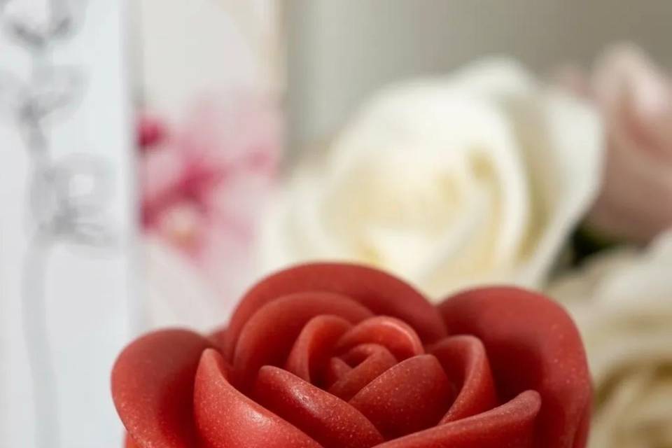 Vela Flor perfumada sob medida