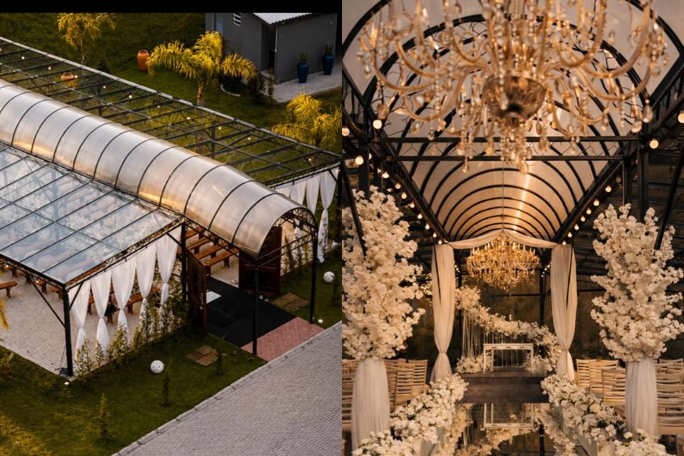 Tenda decorada
