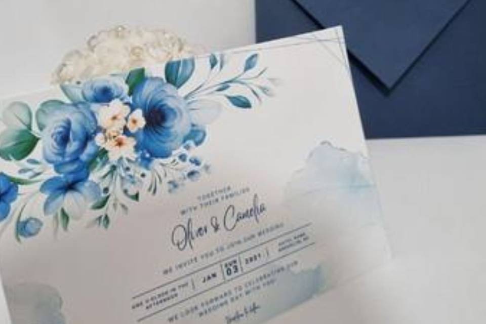 Convites de casamento personal