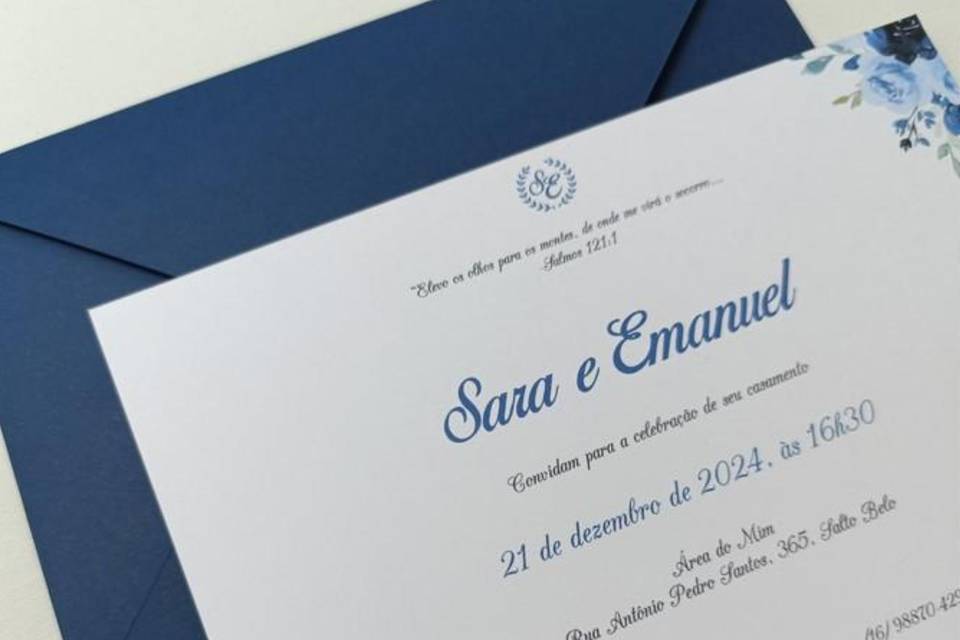 Convites de casamento personal