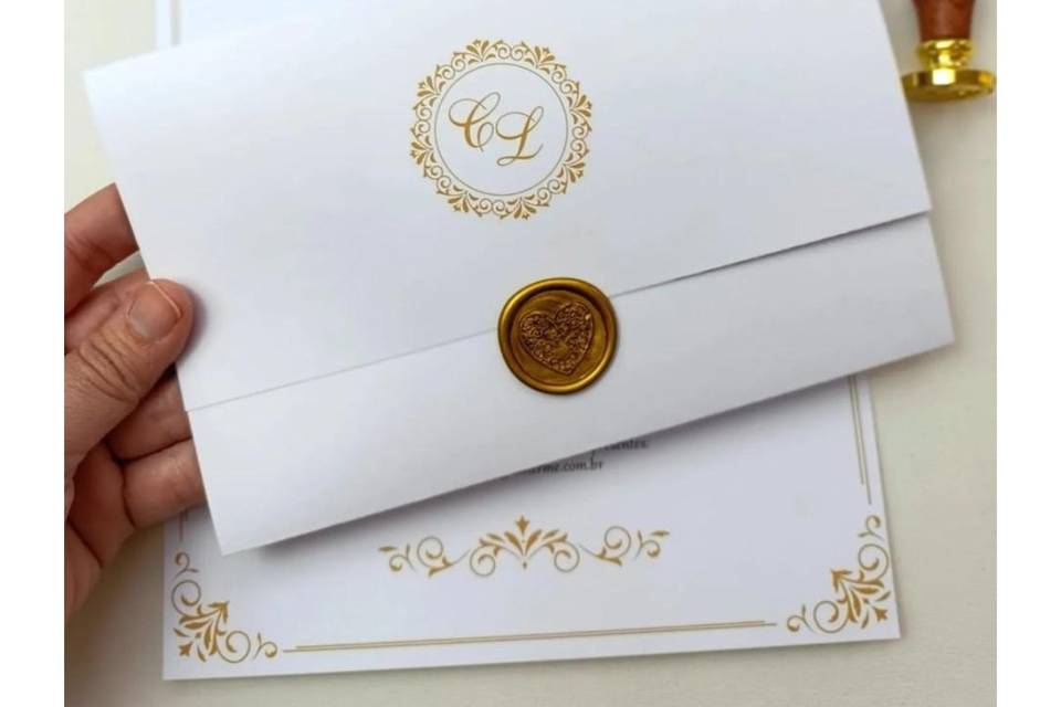 Convites de casamento personal