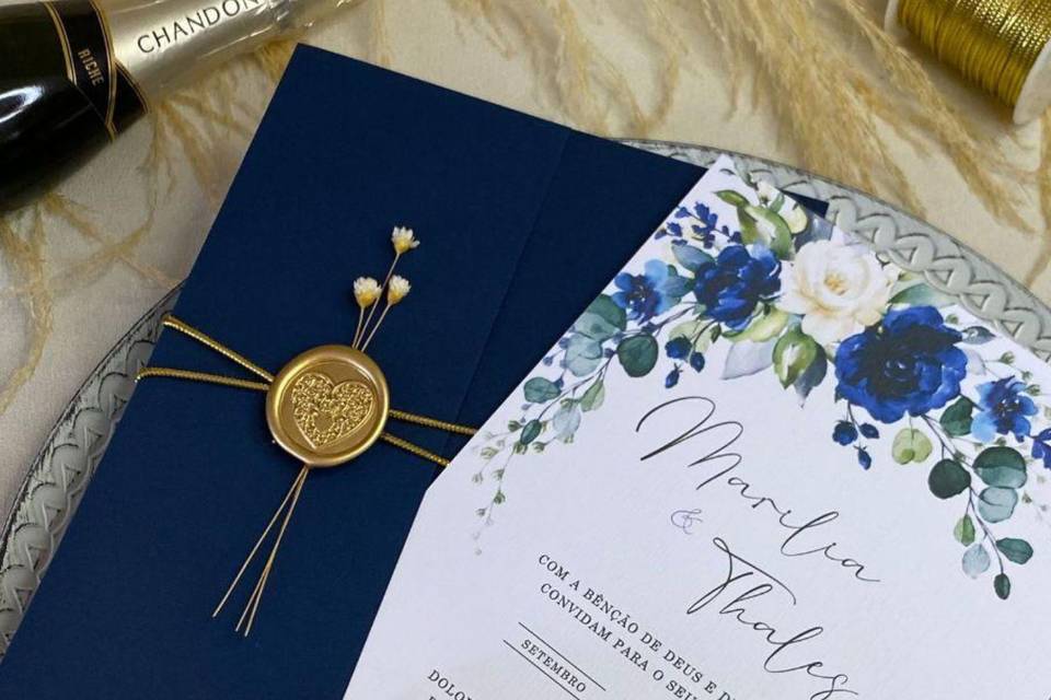 Convites de casamento personal