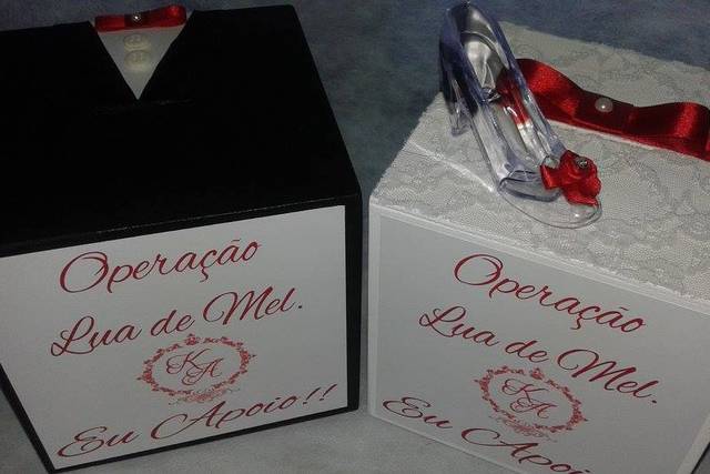 Cofre casal de noivos