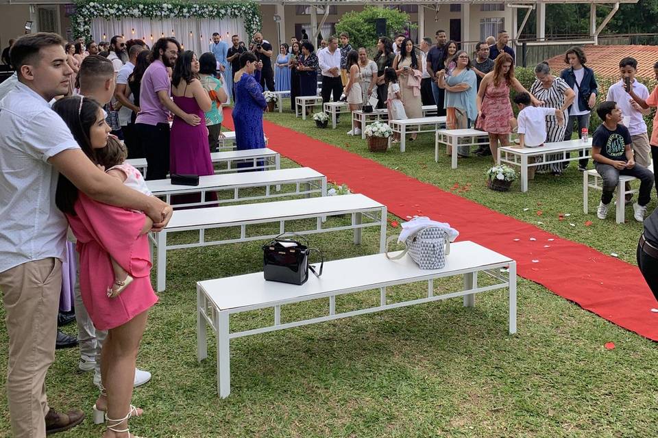 Casamento ao ar livre