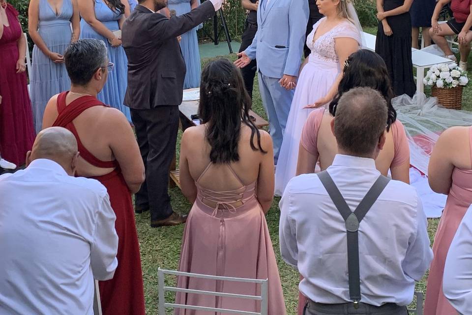 Casamento ao ar livre