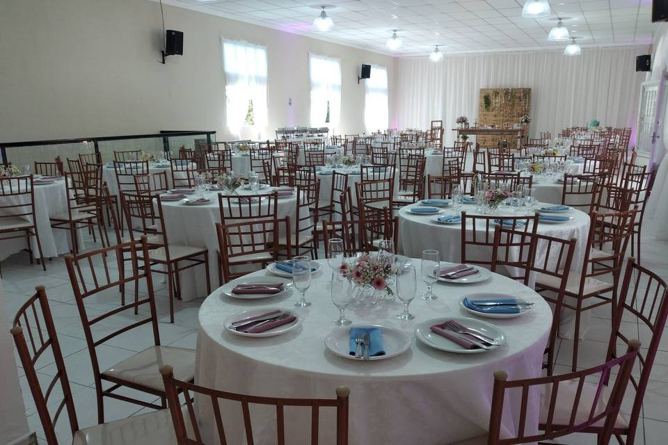 Área interna decorada
