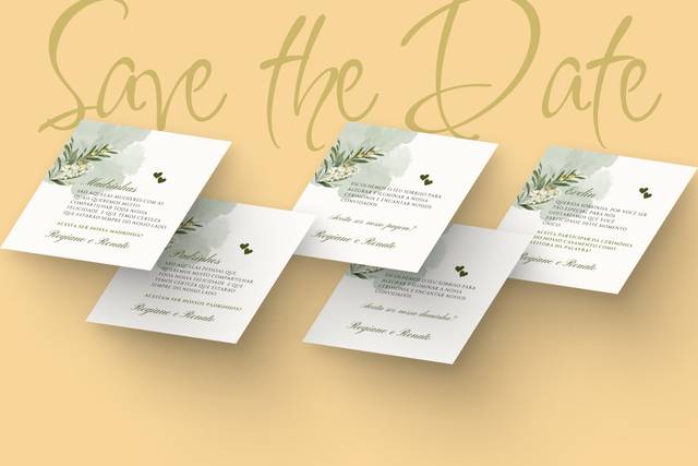 ''Save the date'' dos padrinho