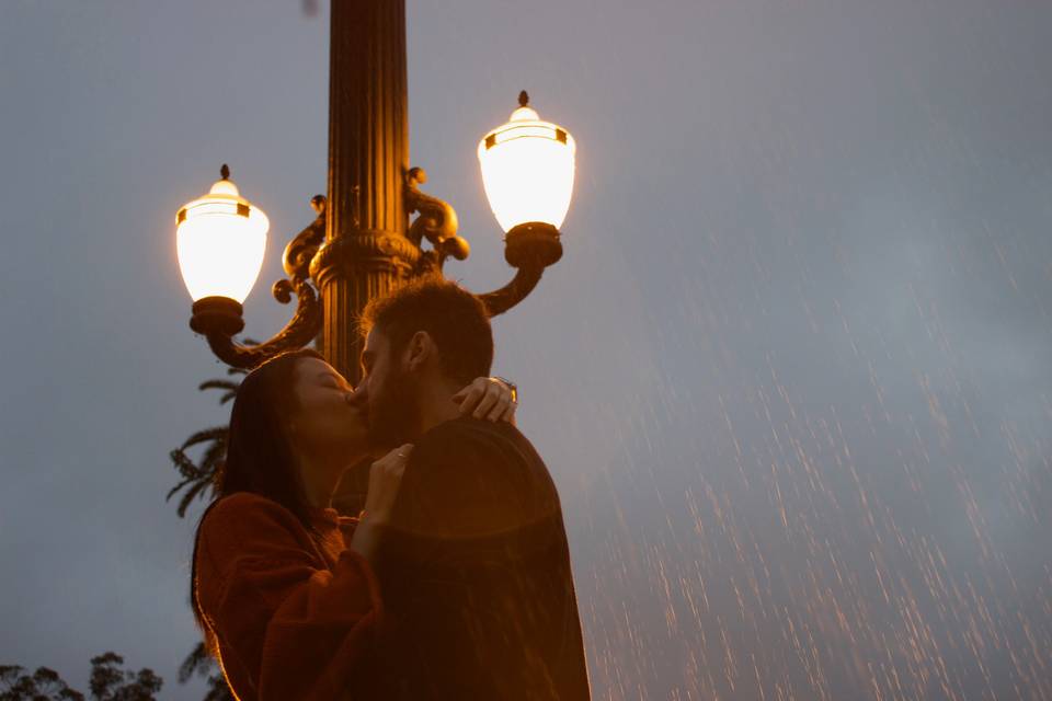 Beijo na chuva - Parque