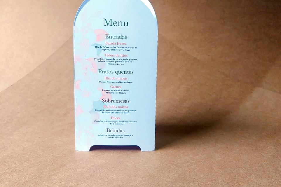 Menu 3 faces