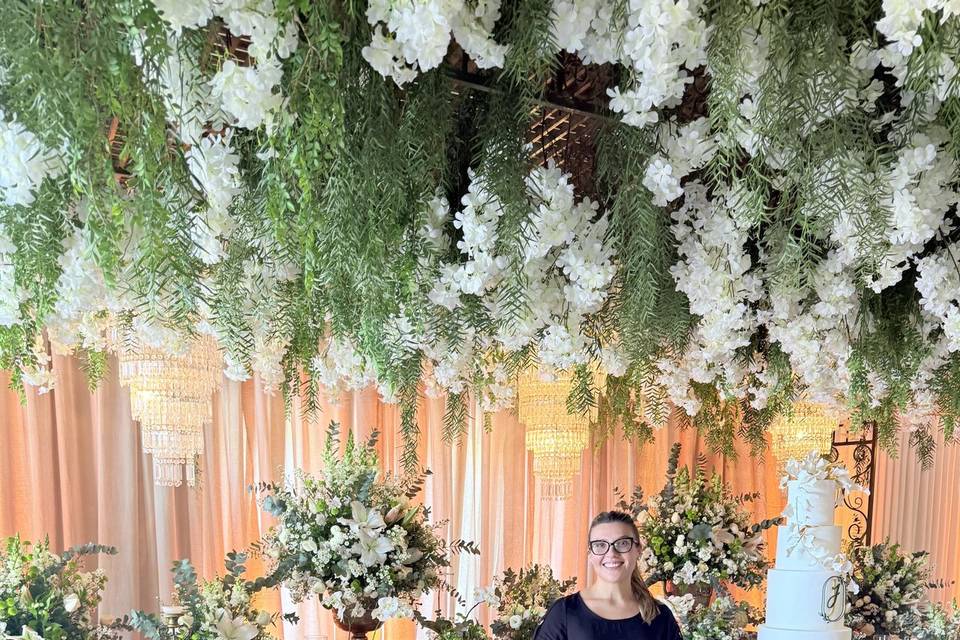 Mesa de doces de casamento