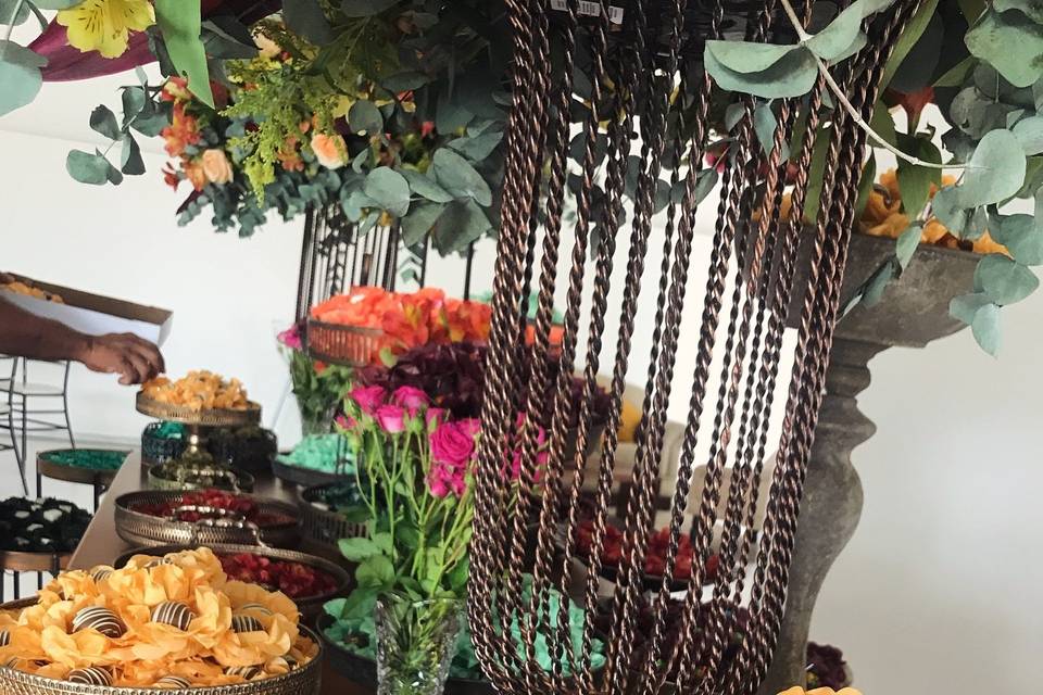 Mesa de doces decorada