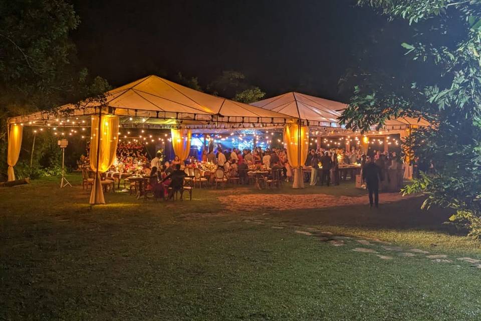 Vista do casamento