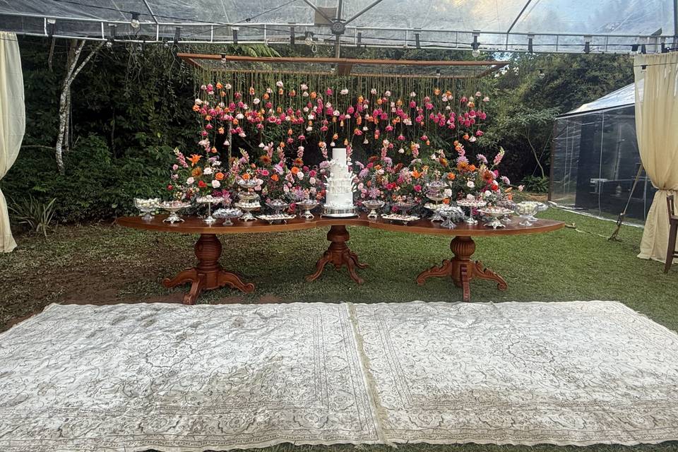 Mesa do bolo