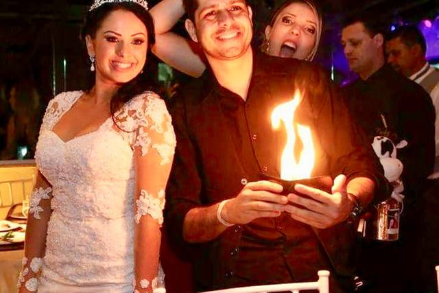 Foto com a noiva.