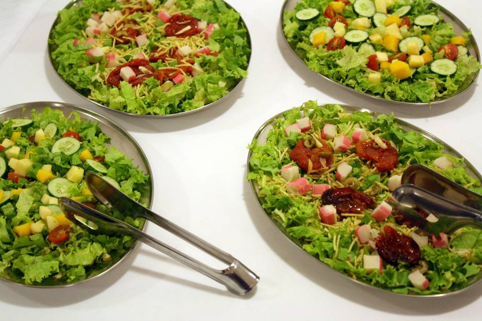 Mesa de saladas