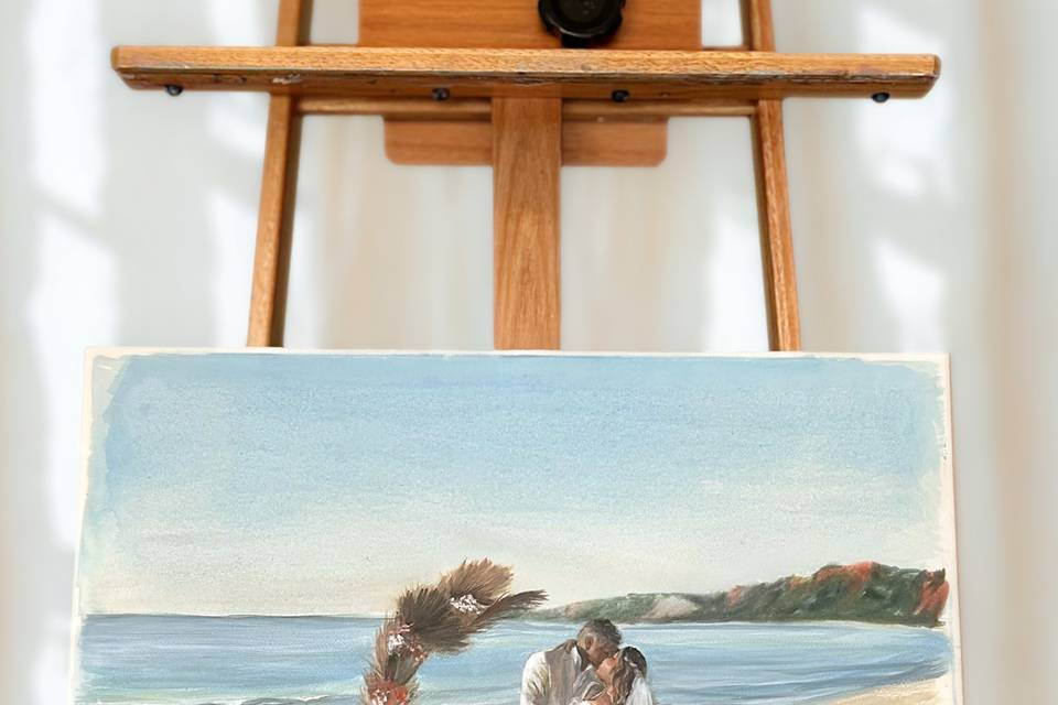 Aquarela ao vivo