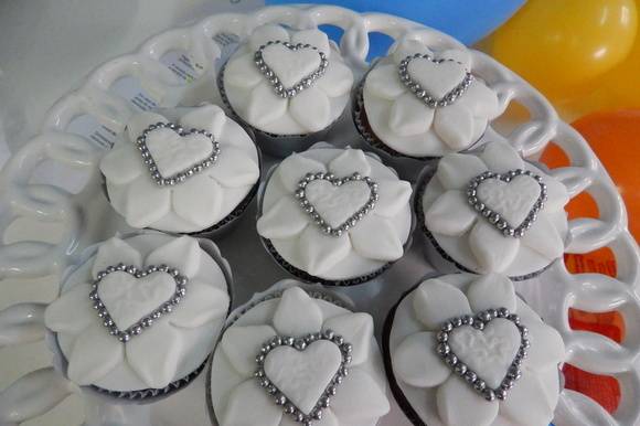 Cupcakes Bodas de Prata