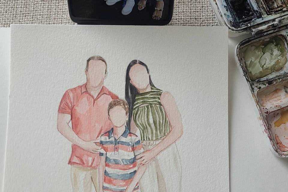 Arte família
