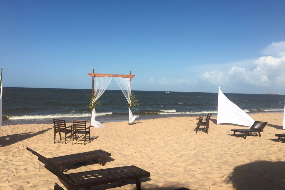 Altar na praia