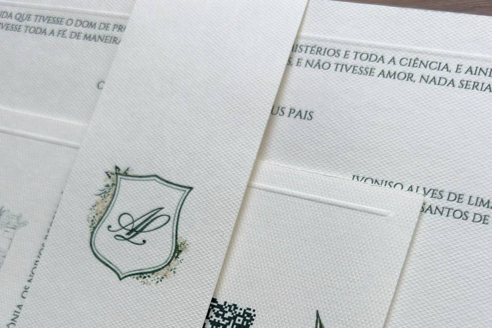 Acabamento elegante e delicado