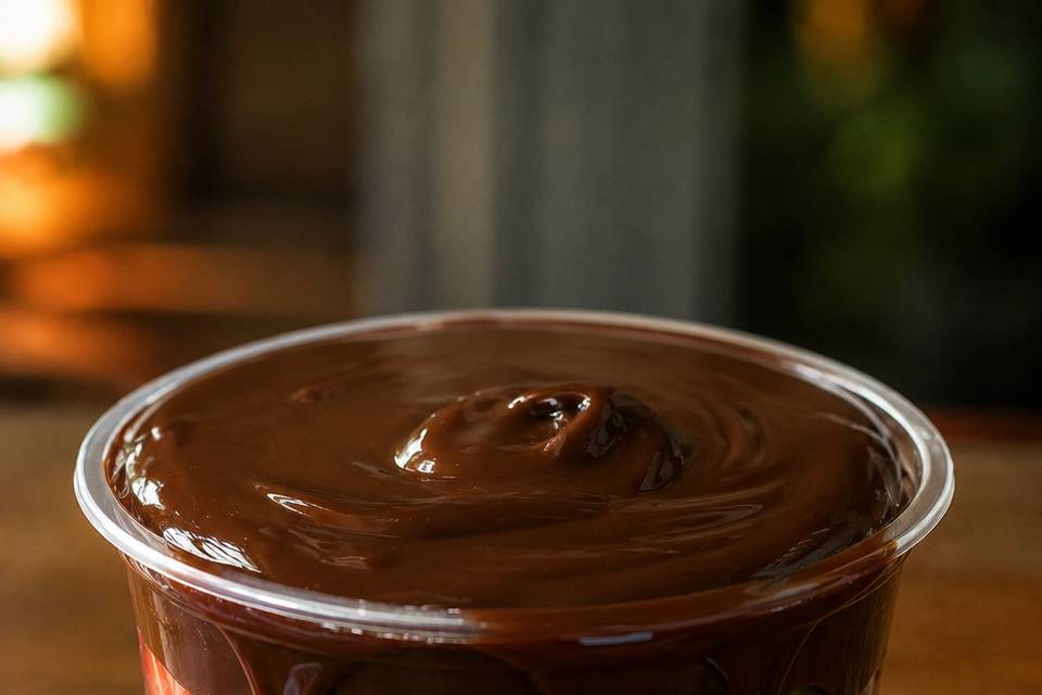 Fondue com frutas