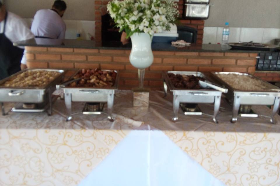 Mesa de Refeição de Churrasco