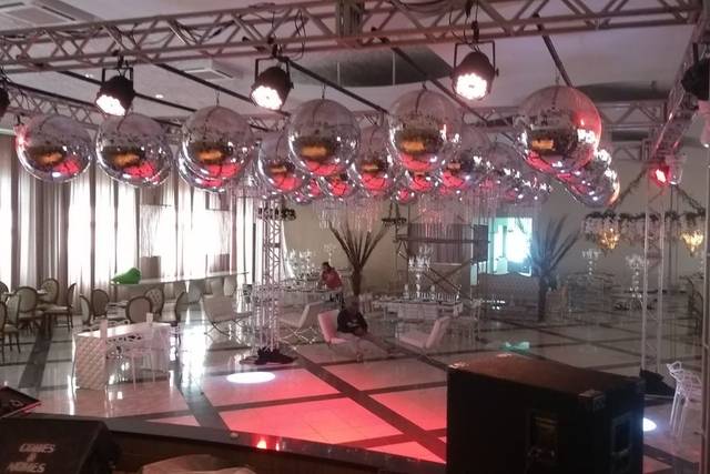 Pista de dança com Globos