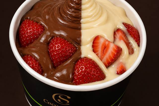 Fondue - ao leite e Branco