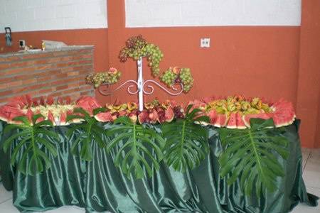 Mesa de frutas