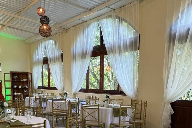 Salão decorado