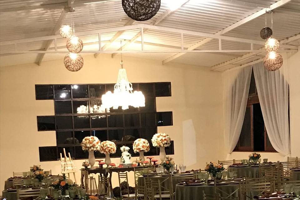 Decoração espaço festas