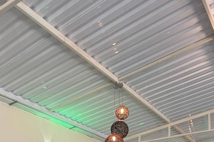 Salão decorado