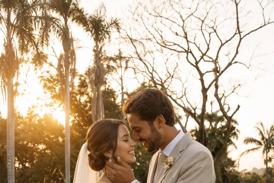 Casal de noivos