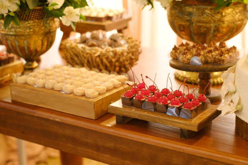 Doces finos gourmet