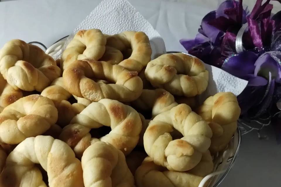 Biscoito de Queijo e de Nata.