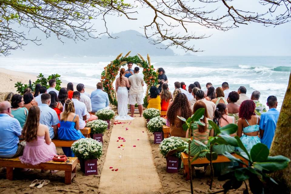 Casamento na Praia Ubatuba