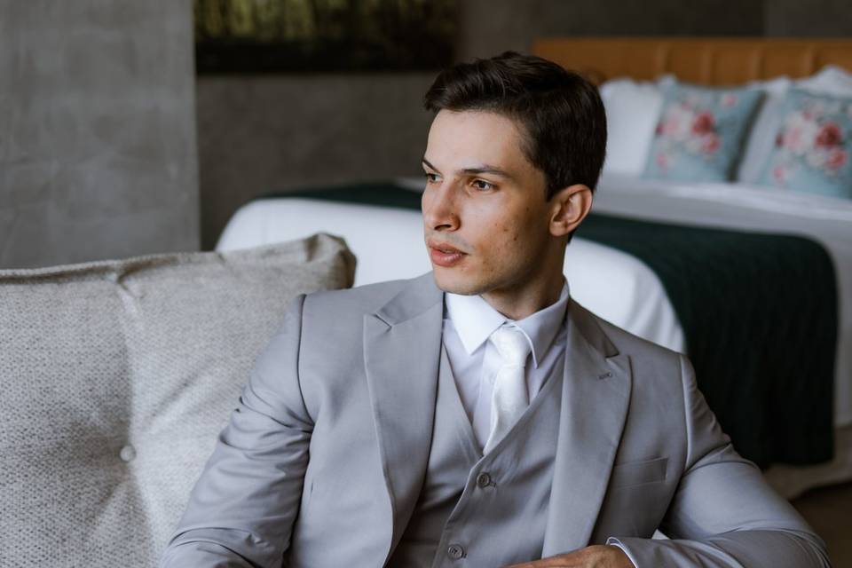 Traje Cinza Itália