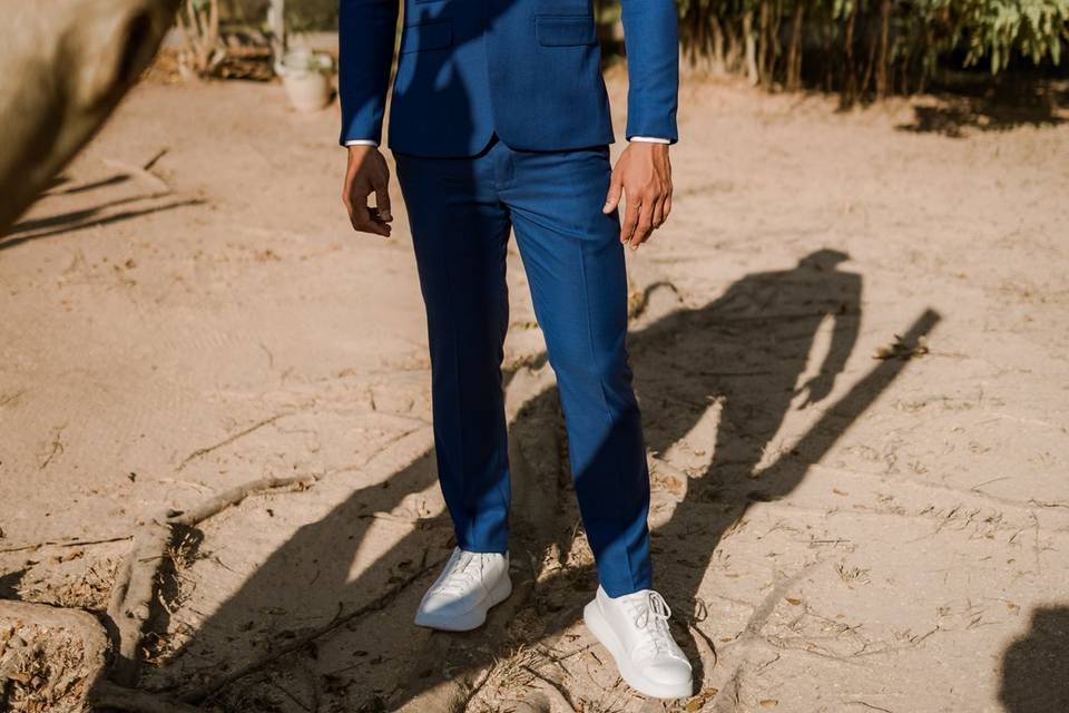 Traje Azul Singapura