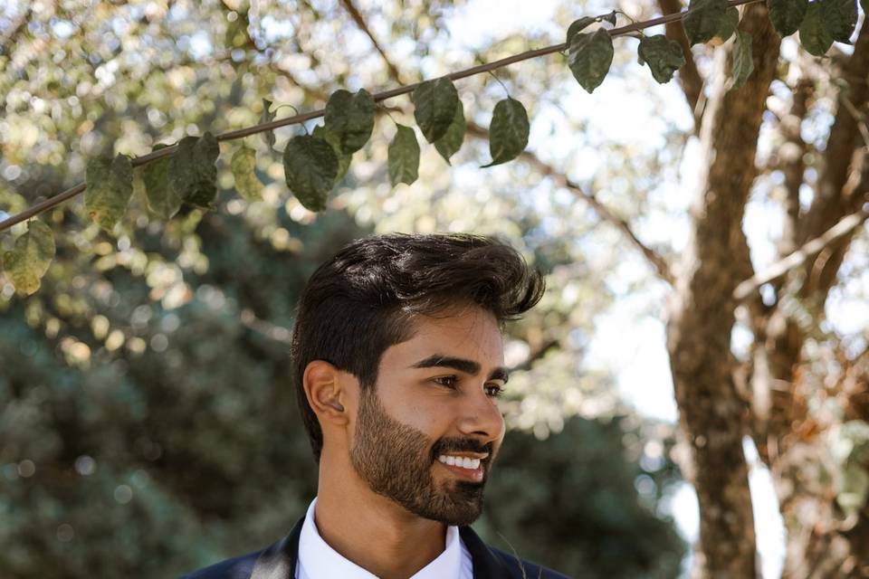 Traje Smoking Azul Manhattan