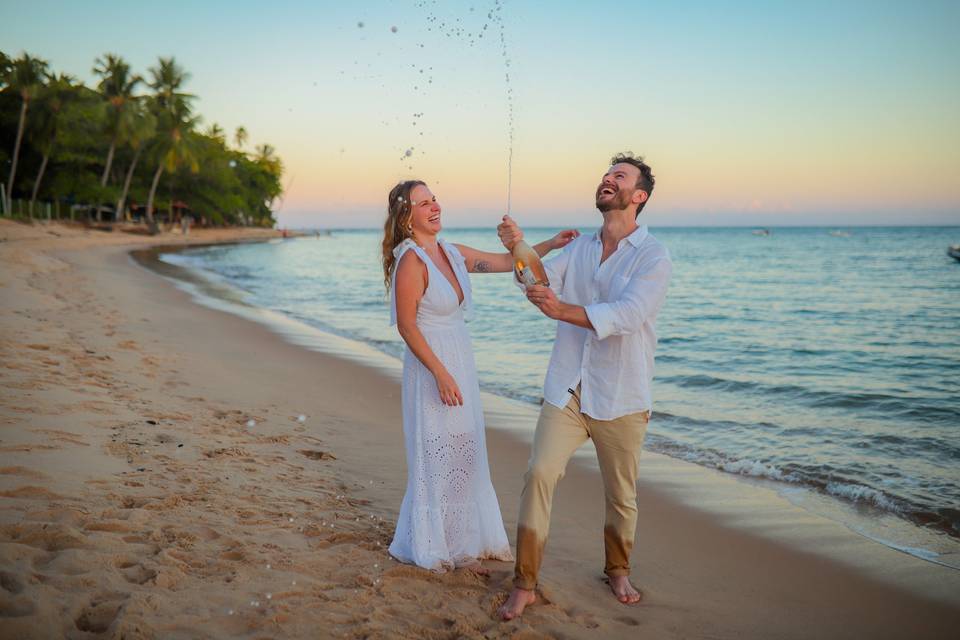 Fabiola e Felipe Praia do Forte