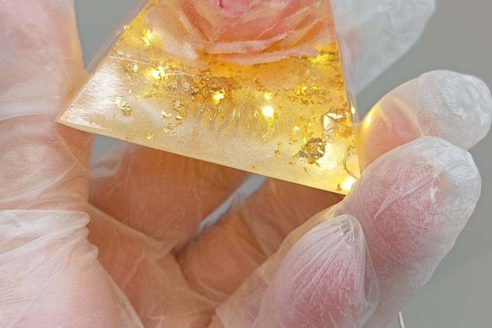 Eternização mini rosa