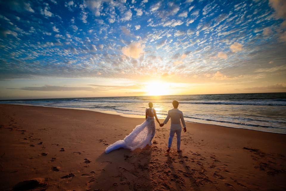 Marina e Gabriel - Praia do Forte