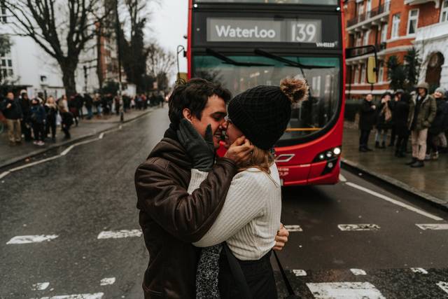 Pedido de casamento em Londres