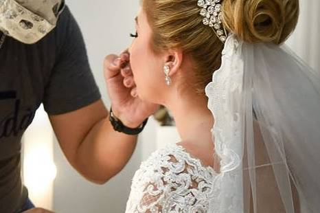 Retocando a noiva