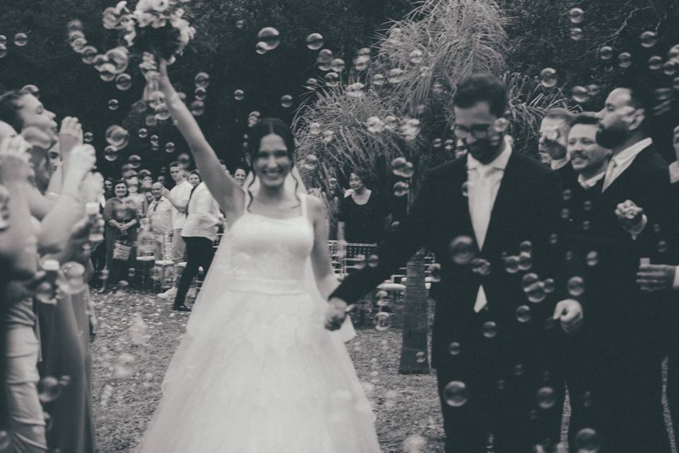 Os recém-casados seguem juntos